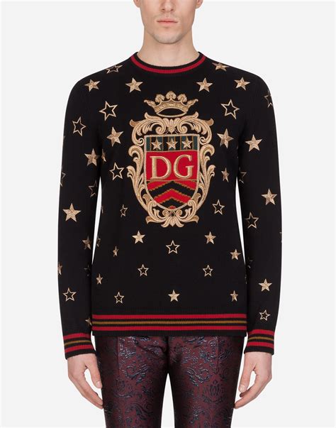 dolce gabbana erkek sweatshirt|dolce and gabbana jumper men's.